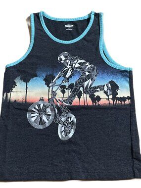 Boys Old Navy Tank BMX Bike Rider Theme Size XS (5)